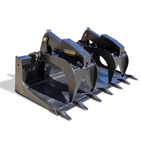 bobcat skid steer grapple bucket|bobcat bucket teeth attachment.